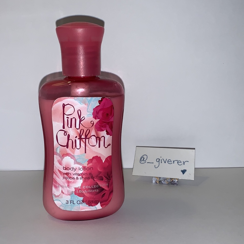Pink Chiffon Body Lotion Bath & Body Works